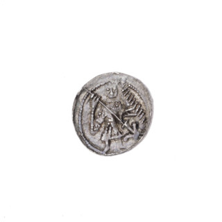 Denarius, Boleslaw III Krzywousty (prince of Poland; ca. 1086–1138). Romanesque silver coin, ca.