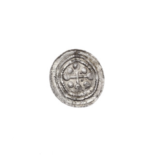 denarius, Boleslaw III Krzywousty (Prince of Poland; 1107–1138), allegories, spearhead (issue