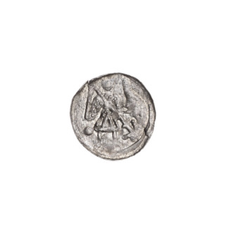 denarius, Boleslaw III Krzywousty (prince of Poland; 1107–1138), allegories, equal-armed cross,
