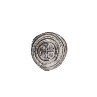 denarius, Boleslaw III Krzywousty (prince of Poland; 1086–1138), Romanesque style, c. 1125–1138.