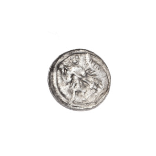denarius, Boleslaw III Krzywousty (prince of Poland; 1086–1138), allegories, spearhead (issue