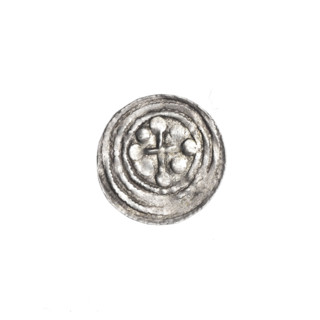 denarius, Boleslaw III Krzywousty (prince of Poland; 1086–1138), allegories, spearhead (issue