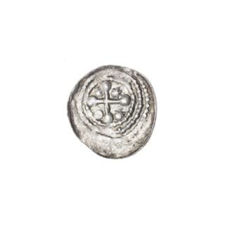 denarius, Boleslaw III Krzywousty (prince of Poland; 1086–1138), allegories, equal-armed cross,