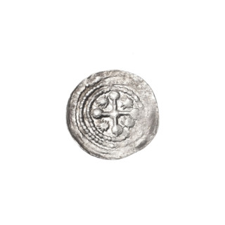Denarius of Boleslaw III Krzywousty (prince of Poland; ca. 1086–1138), ca. 1125–1138. Obverse: in