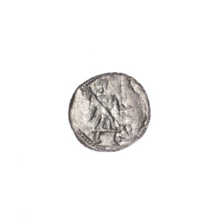 Denarius of Boleslaw III Krzywousty (prince of Poland; ca. 1086–1138), ca. 1125–1138. Obverse: in