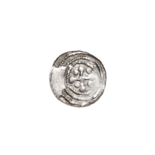 denarius, Boleslaw III Krzywousty (prince of Poland; 1086–1138), allegories, equal-armed cross,