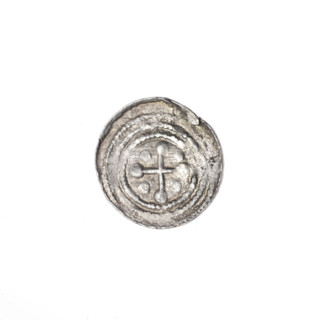 denarius, Boleslaw III Krzywousty (prince of Poland; 1107–1138), allegories, spearhead (issue