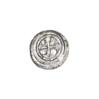 denarius, Boleslaw III Krzywousty (prince of Poland; 1086–1138), allegories, equal-armed cross,