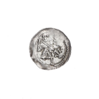 denarius, Boleslaw III Krzywousty (prince of Poland; 1107–1138), allegories, Boleslaw III
