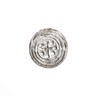 denarius, Boleslaw III Krzywousty (prince of Poland; 1086–1138), allegories, spearhead (issue