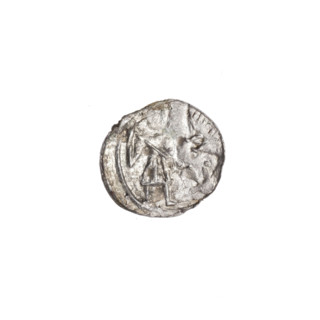 Denarius, Boleslaw III Krzywousty (prince of Poland; 1086–1138). Obverse: in the linear border, a