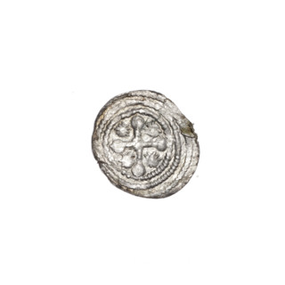 Denarius of Boleslaw III Krzywousty (prince of Poland; ca. 1107–1138), ca. 1125–1138. Obverse: in a
