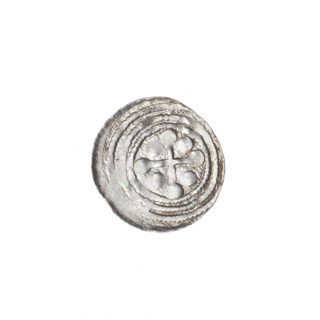 denarius, Boleslaw III Krzywousty (prince of Poland; 1107–1138), allegories, equal-armed cross,