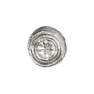 denarius, Boleslaw III Krzywousty (prince of Poland; 1086–1138), allegories, spearhead (issue