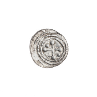 denarius, Boleslaw III Krzywousty (prince of Poland; 1086–1138), allegories, equal-armed cross,