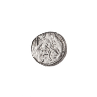 Denarius of Boleslaw III Krzywousty (prince of Poland; 1086–1138). Obverse: within a beaded border,