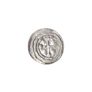 denarius, Boleslaw III Krzywousty (prince of Poland; 1086–1138), allegories, spearhead (issue