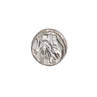 denarius, Boleslaw III Krzywousty (Prince of Poland; 1107–1138), allegories, spearhead (issue
