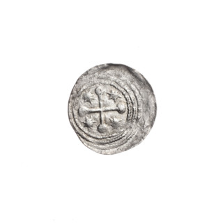 denarius, Boleslaw III Krzywousty (prince of Poland; 1086–1138), allegories, equal-armed cross,