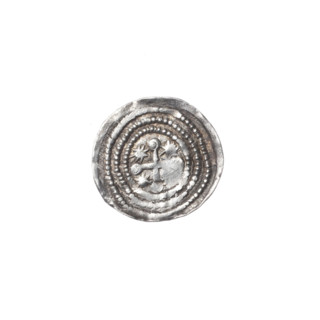 denarius, Boleslaw III Krzywousty (prince of Poland; 1086–1138), equal-armed cross, chain mail,