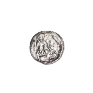 denarius, Boleslaw III Krzywousty (prince of Poland; 1086–1138), allegories, equal-armed cross,