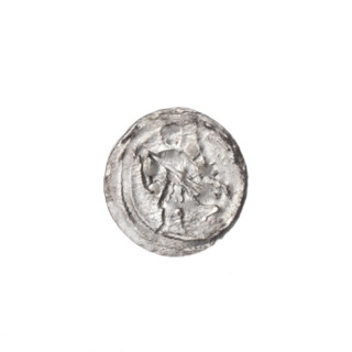 denarius, Boleslaw III Krzywousty (prince of Poland; 1086–1138), allegories, spearhead (issue