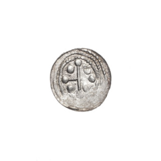Denarius, Boleslaw III Krzywousty (prince of Poland; 1086–1138). Romanesque style; ca. 1125–1138,