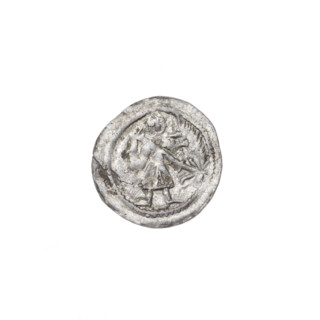 denarius, Boleslaw III Krzywousty (Prince of Poland; 1107–1138), obverse: in the beaded border a