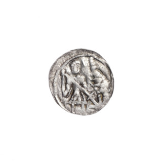 denarius, Boleslaw III Krzywousty (prince of Poland; 1086–1138), allegories, equal-armed cross,