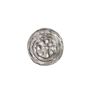 denarius, Boleslaw III Krzywousty (prince of Poland; 1086–1138), allegories, equal-armed cross,
