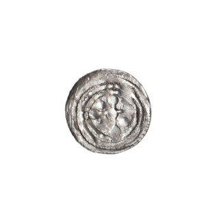 denarius, Boleslaw III Krzywousty (prince of Poland; 1086–1138), allegories, spearhead (issue