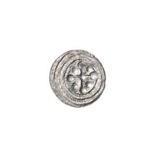denarius, Boleslaw III Krzywousty (prince of Poland; 1107–1138), allegories, equal-armed cross