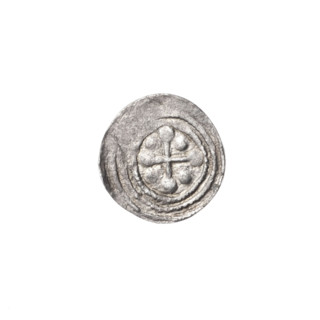 denarius, Boleslaw III Krzywousty (prince of Poland; 1086–1138), allegories, equal-armed cross,