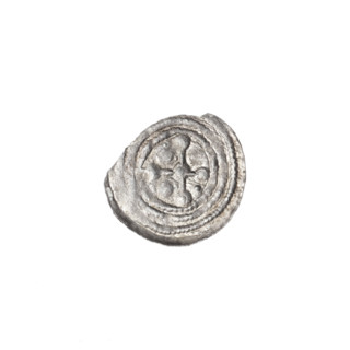 denarius, Boleslaw III Krzywousty (prince of Poland; 1086–1138), Romanesque style, allegorical
