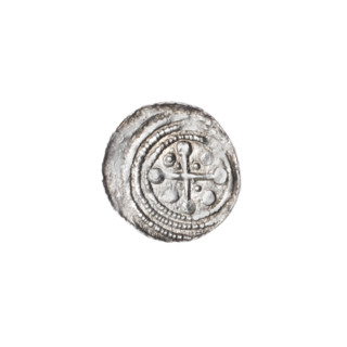 denarius, Boleslaw III Krzywousty (prince of Poland; 1086–1138), allegories, spearhead (issue