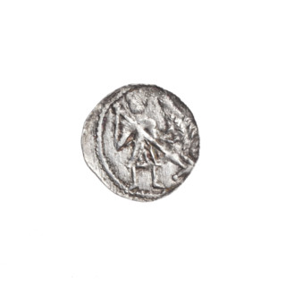 denarius, Boleslaw III Krzywousty (prince of Poland; 1086–1138), allegories, equal-armed cross,