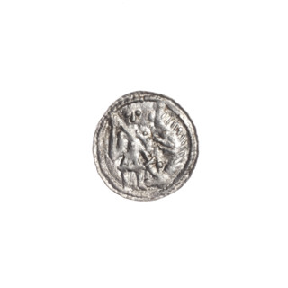 denarius, Boleslaw III Krzywousty (prince of Poland; 1086–1138), allegories, spearhead (issue