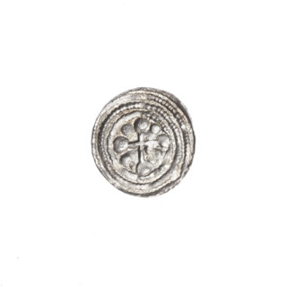 Denarius, Boleslaw III Krzywousty (prince of Poland; ca. 1086–1138). Obverse: in the beaded border,