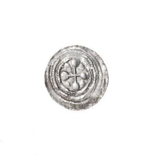 denarius, Boleslaw III Krzywousty (prince of Poland; 1086–1138), allegories, spearhead (issue