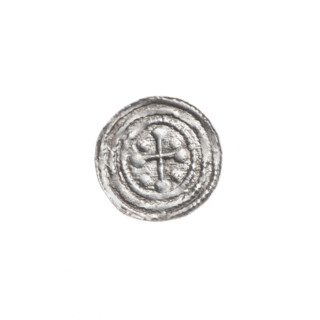 denarius, Boleslaw III Krzywousty (prince of Poland; 1086–1138), allegories, chainmail, equal-armed