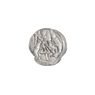 denarius, Boleslaw III Krzywousty (prince of Poland; 1086–1138), allegories, spearhead (issue