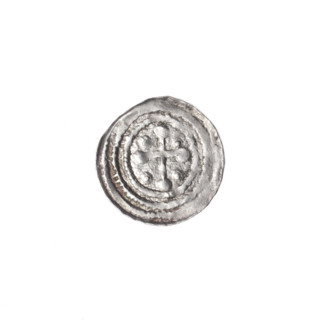 denarius, Boleslaw III Krzywousty (Prince of Poland; 1086–1138), allegories, equal-armed cross,