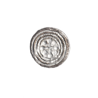 denarius, Boleslaw III Krzywousty (prince of Poland; 1086–1138), allegories, equal-armed cross,
