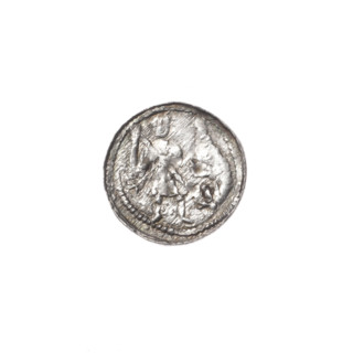 denarius, Boleslaw III Krzywousty (prince of Poland; 1107–1138), allegories, spearhead (issue