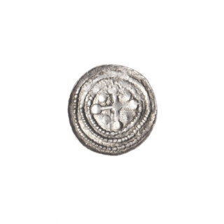 denarius, Boleslaw III Krzywousty (prince of Poland; 1107–1138), allegories, spearhead (issue