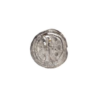 Denarius, Boleslaw III Krzywousty (prince of Poland; 1107–1138), Romanesque style, ca. 1125–1138.