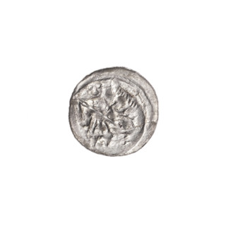 denarius, Boleslaw III Krzywousty (prince of Poland; 1086–1138), allegories, spearhead (issue