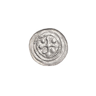denarius, Boleslaw III Krzywousty (prince of Poland; 1086–1138), allegories, spearhead (issue