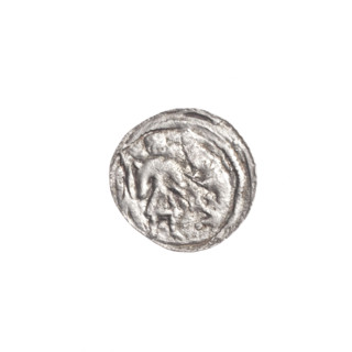 denarius, Boleslaw III Krzywousty (prince of Poland; 1107–1138), allegories, equal-armed cross,