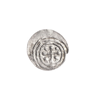 denarius, Boleslaw III Krzywousty (prince of Poland; 1086–1138), allegories, equal-armed cross,